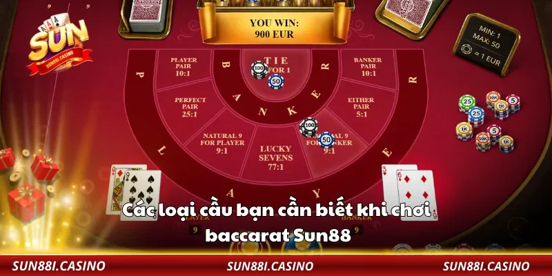 Các loại cầu bạn cần biết khi chơi baccarat Sun88